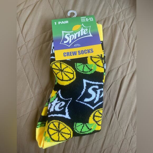 Sprite Unisex Novelty Crew Socks - Picture 3 of 5